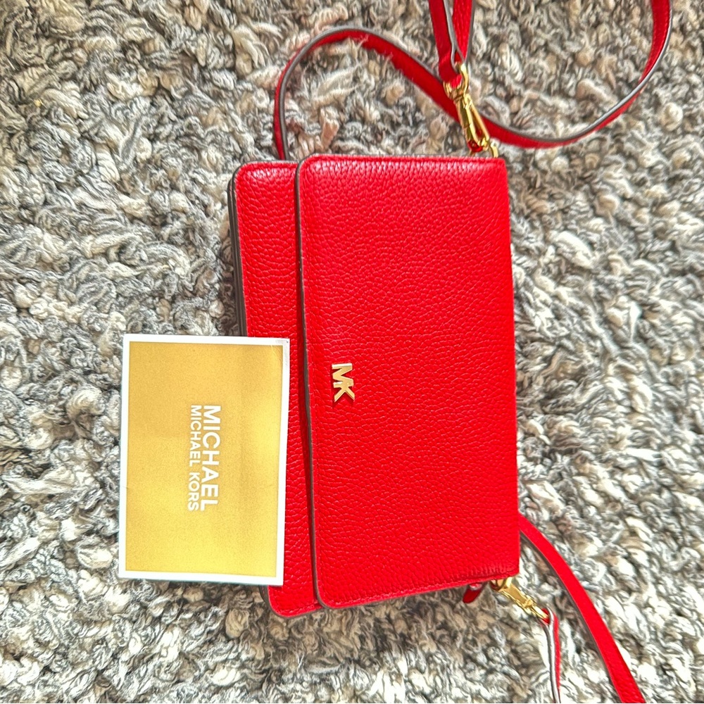 Red Michael kors crossbody!